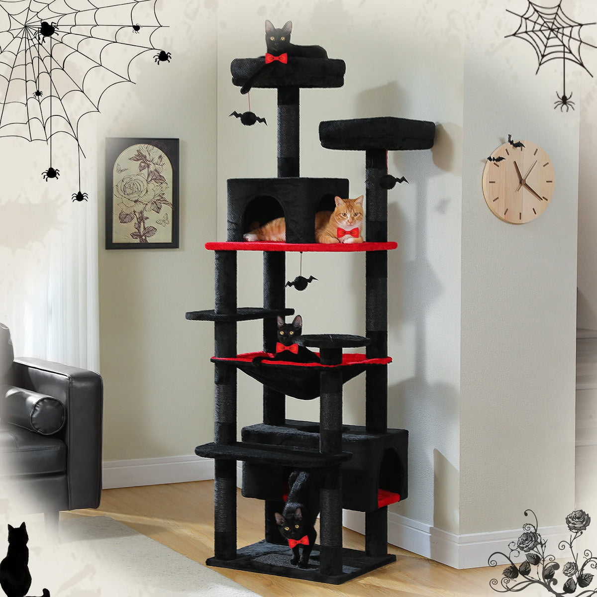 Pawz Road Cat Tree With Sisal Scratching Posts And Hammock