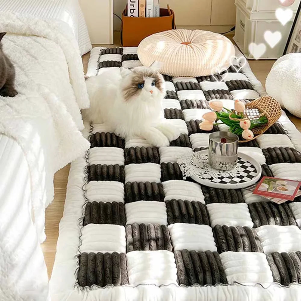Anti Slip Waterproof Coral Fleece Dog Bed Car Mat