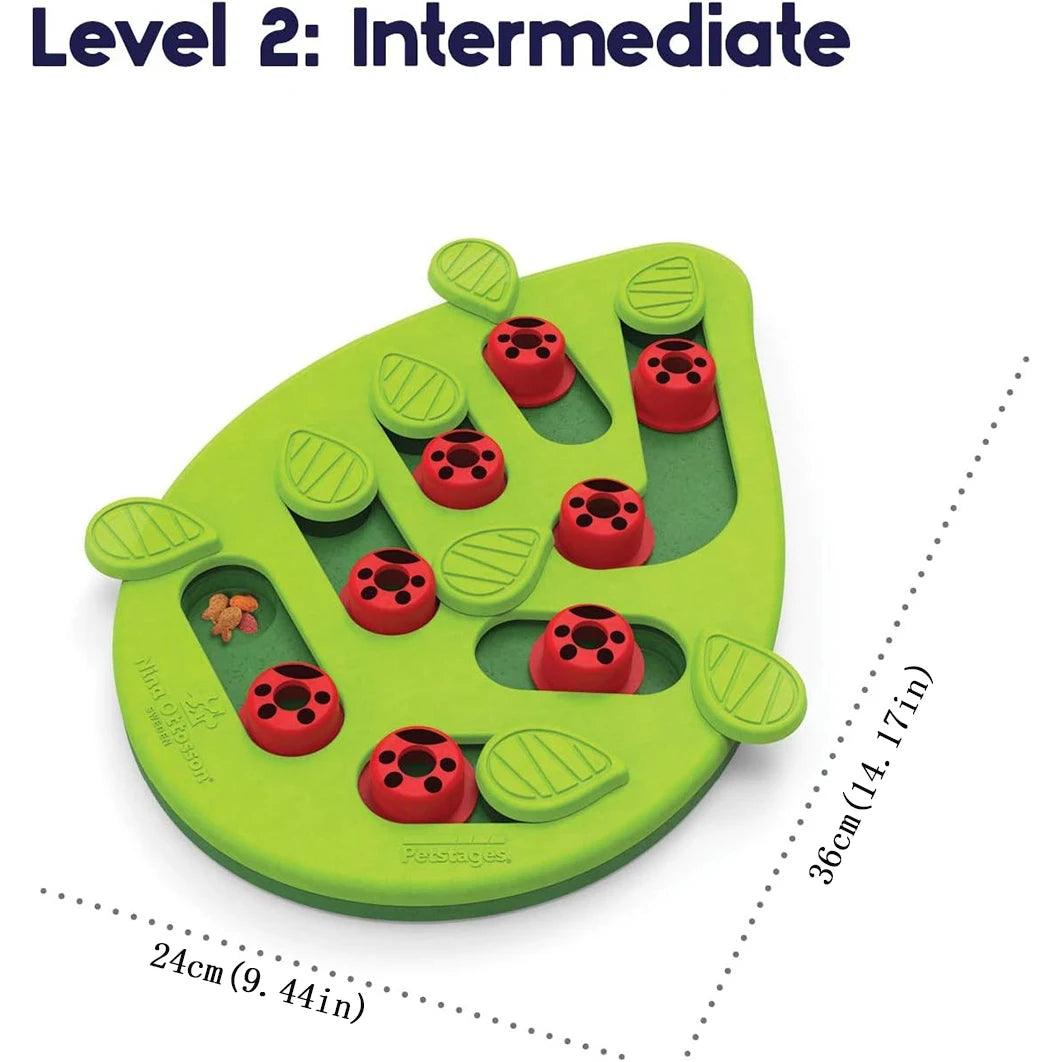 Interactive Cat Puzzle Toy Slow Feeder And Scratch Board for Indoor Cats