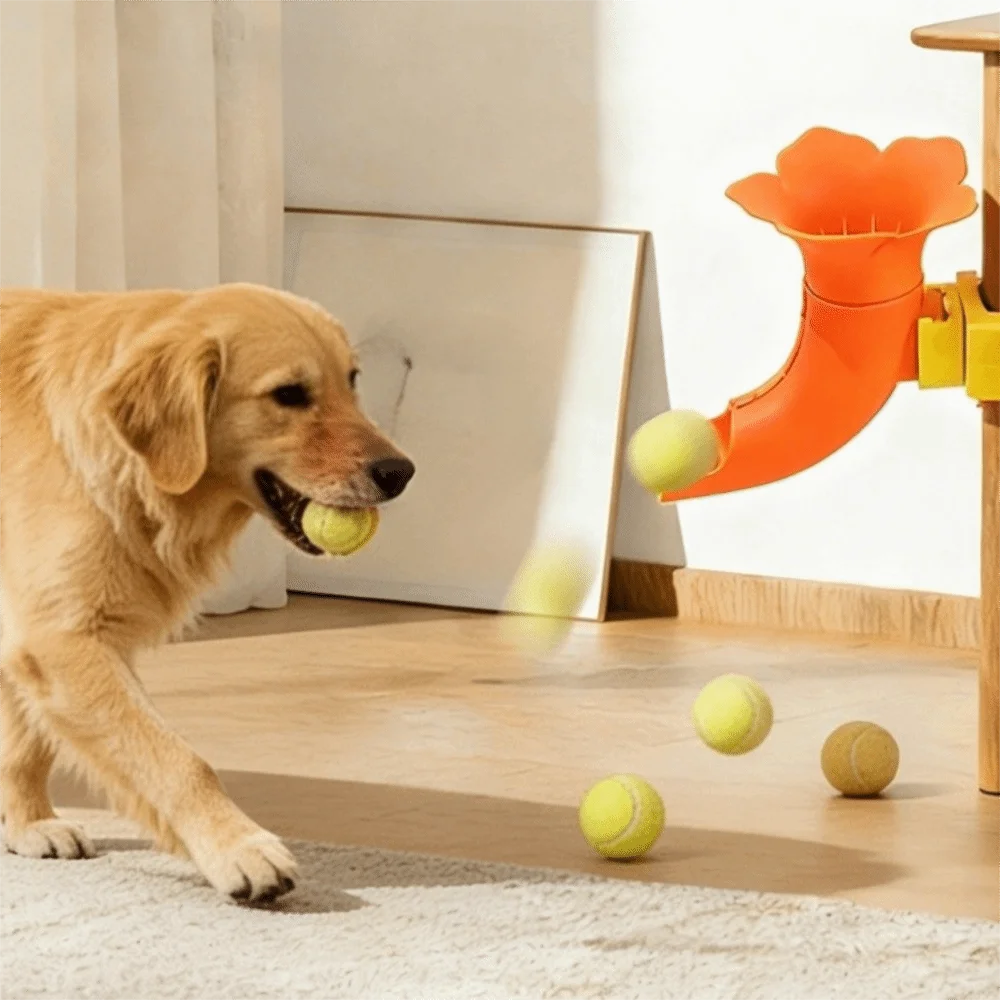 Automatic Dog Tennis Ball Launcher For Interactive Play
