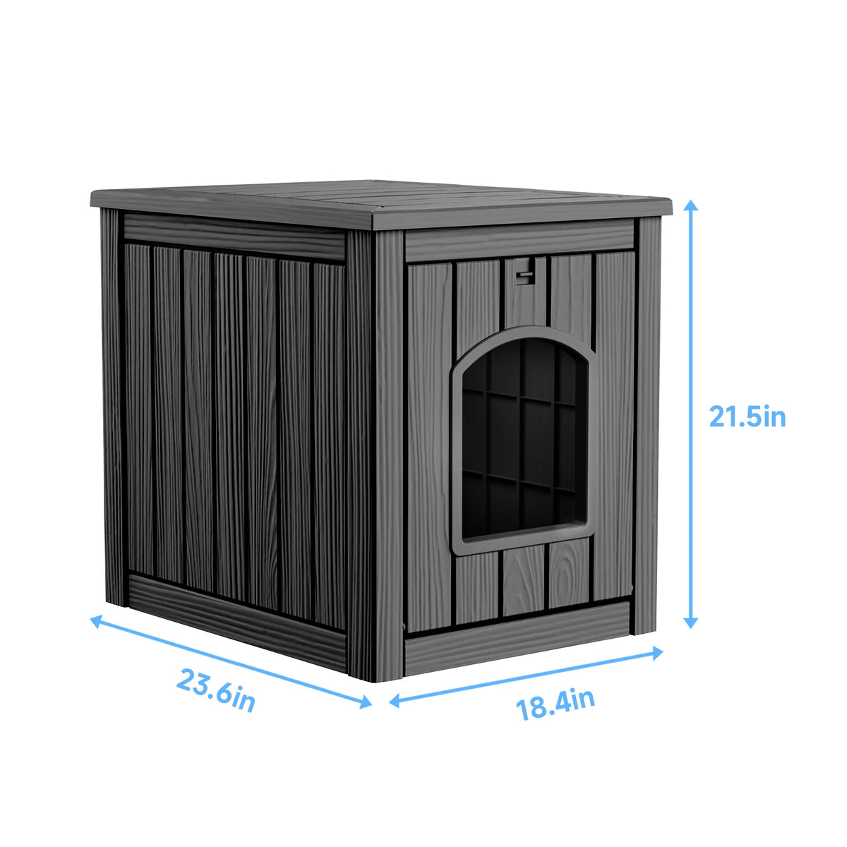 Waterproof Resin Pet House End Table For Cats And Dogs