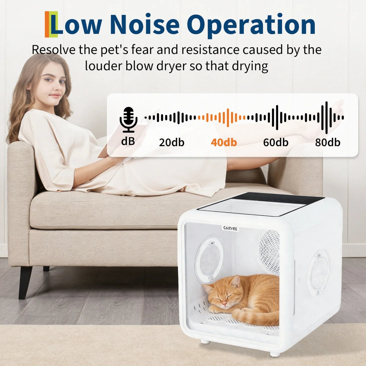 Himiss Automatic Pet Drying Box With 360 Degree Smart Heating