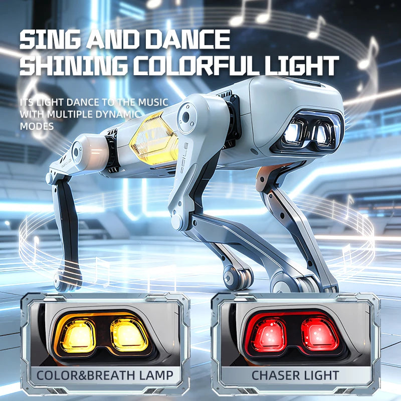 Electric RC Intelligent Robot Dog Multifunction RC Mechanical Dog Educational Toy Bionic Smart Robot Toy Gift