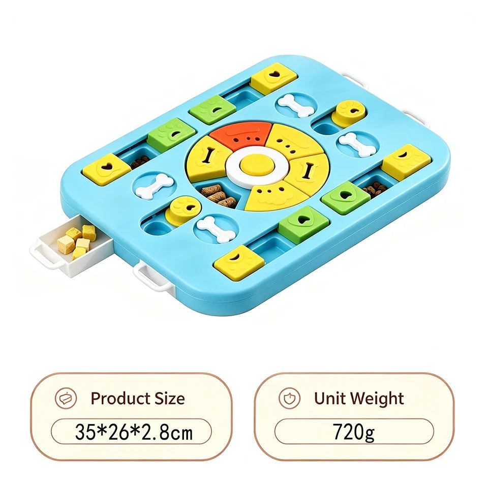 Interactive Pet Puzzle Feeder Toy For Dogs And Cats