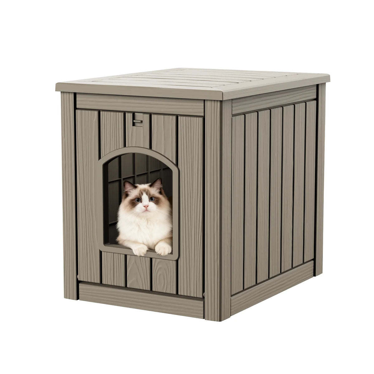 Waterproof Resin Pet House End Table For Cats And Dogs