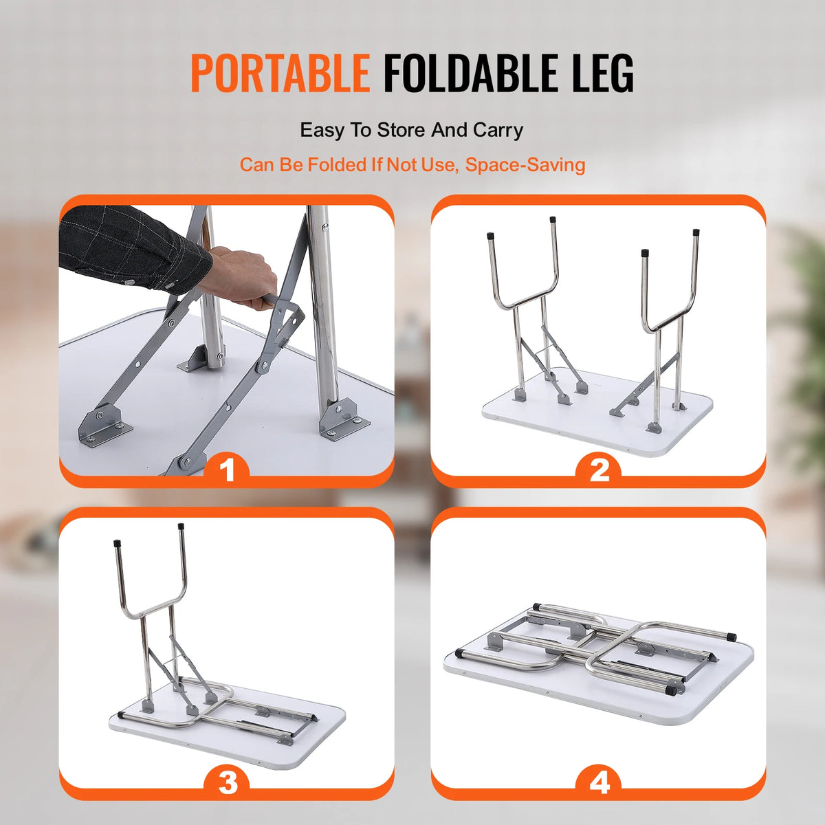 Foldable Dog Grooming Table With Two Arms And Safety Loop