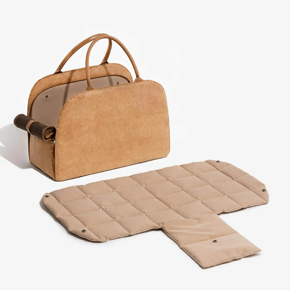 Original Pet Handle Bag For Puppy And Cat Winter Pet Carrier Bag Windproof Warm Portable Pet Travel Bag With Warm Mat